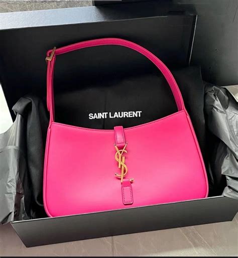 ysl bright pink bag|ysl pink pouch.